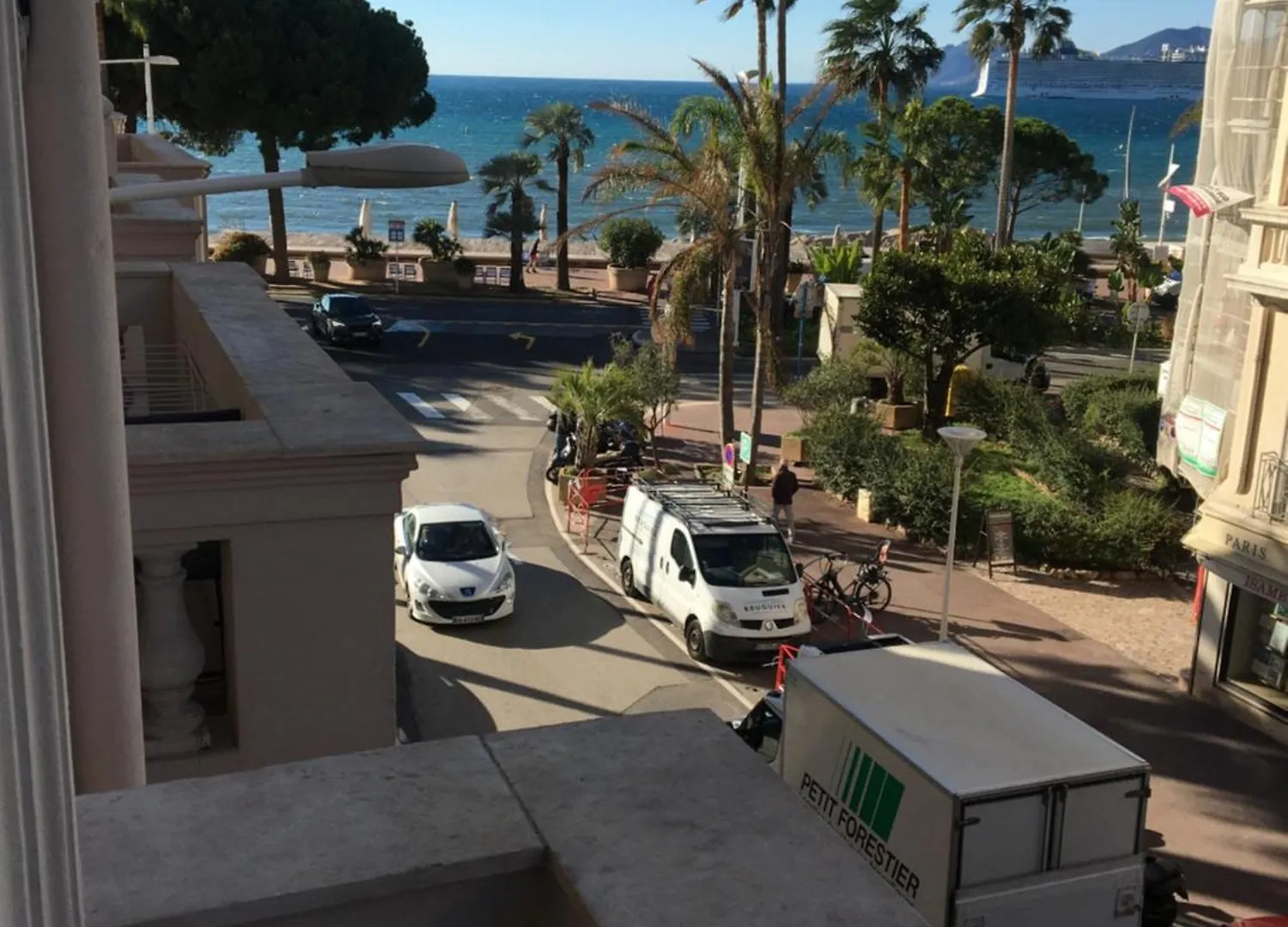 Croisette Palais Miramar Vue Mer Laterale Κάννες